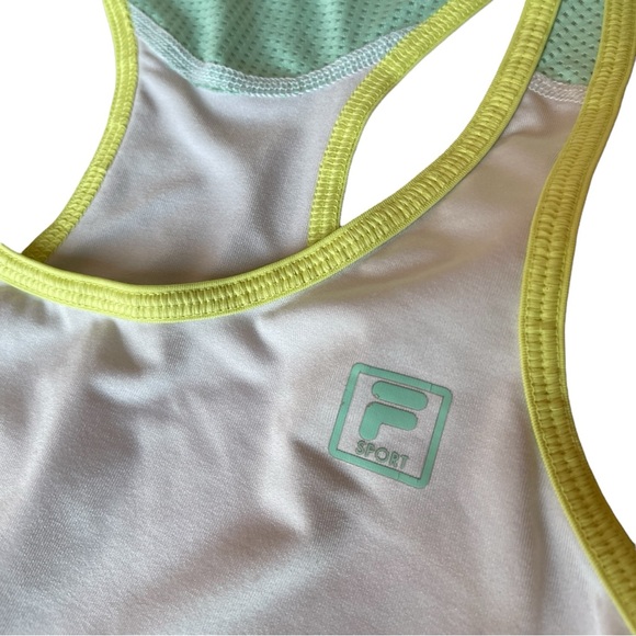 Fila Sport Tank Top Women's S/M Sleeveless Athletic Colorful Stretch Racerback - Picture 3 of 5